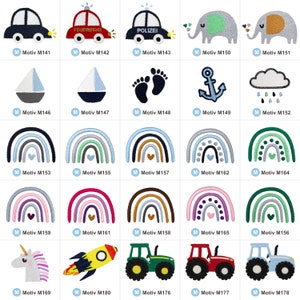 Baby und Kinder Kapuzenhandtuch für Jungen und Mädchen bestickt mit Namen personalisiert / 75x75cm/100x100cm / Tiere / Regenbogen Bild 6