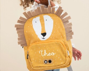 CHILDREN'S BACKPACK WITH NAME personalized / Kindergarten backpack / Daycare backpack / Trixie backpack for children / Polar bear, penguin, rabbit, lion