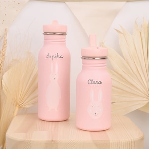 Children's drinking bottle with name personalized made of stainless steel for boys & girls / kindergarten bottle / water bottle / school / gift