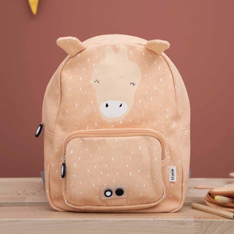 CHILDREN'S BACKPACK PERSONALIZED WITH NAME / Kindergarten Backpack / Kita Backpack / Trixie Backpack for Kids / Giraffe / Rabbit / Mouse / Koala Giraffe ohne Name