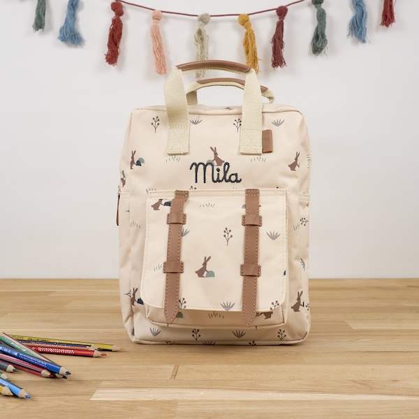 Kinderrucksack mit Namen bestickt /personalisiert / für Kita und Kindergarten in 20 tollen Farben