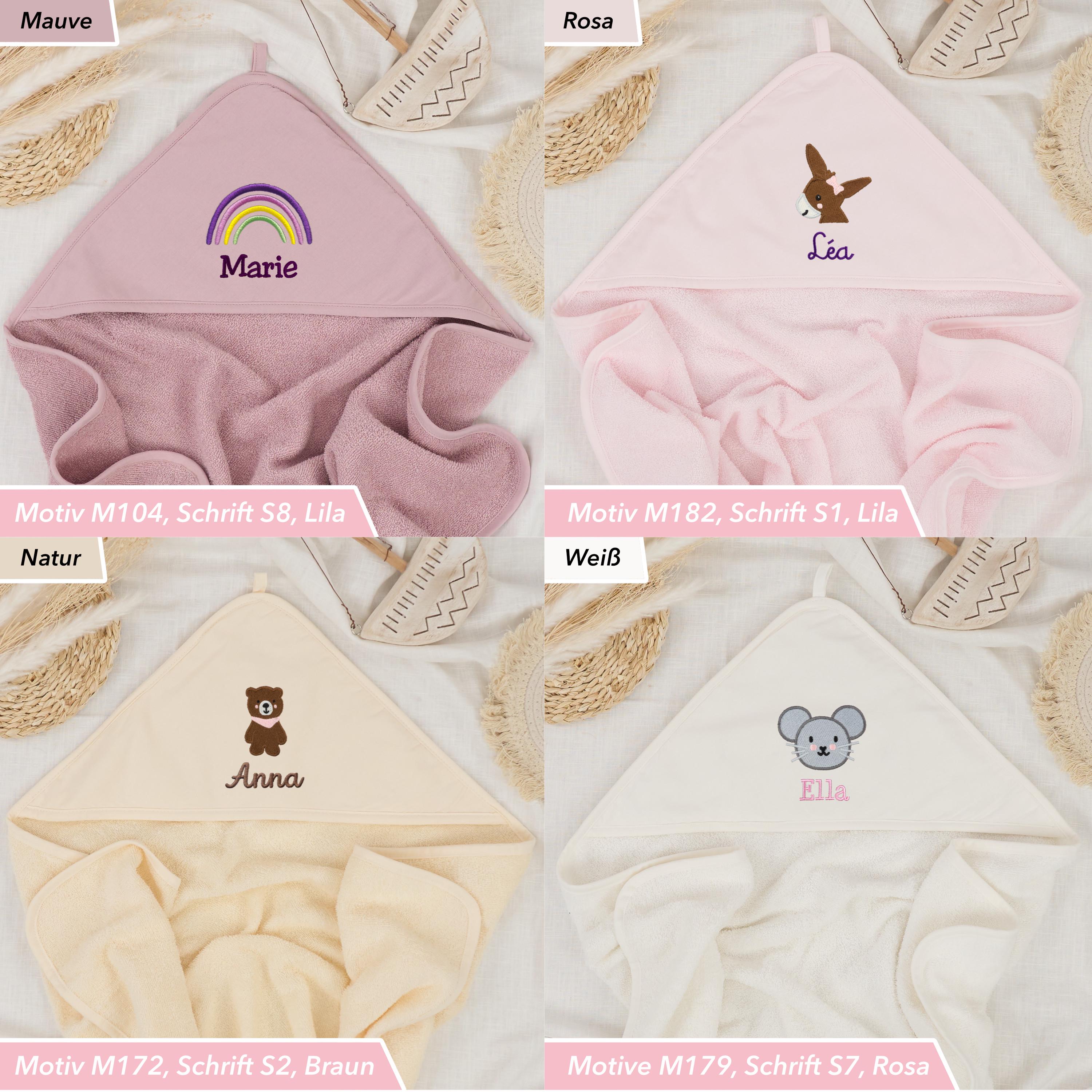 Bath towel personalized with name / Baby hooded towel / Towel child / Christmas / Birthday / Gift birth