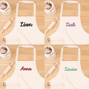 Children's apron embroidered with name / personalized / baking apron / cooking apron / painting apron / Christmas gift / St. Nicholas gift / baptism /