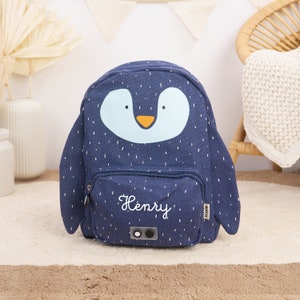 CHILDREN&#39;S BACKPACK WITH NAME personalized / Kindergarten backpack / Daycare backpack / Trixie backpack for children / Koala / Rabbit / Lion / Penguin