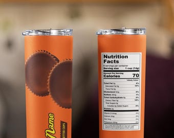 Personalized Peanut Butter Cup Tumbler (20oz)