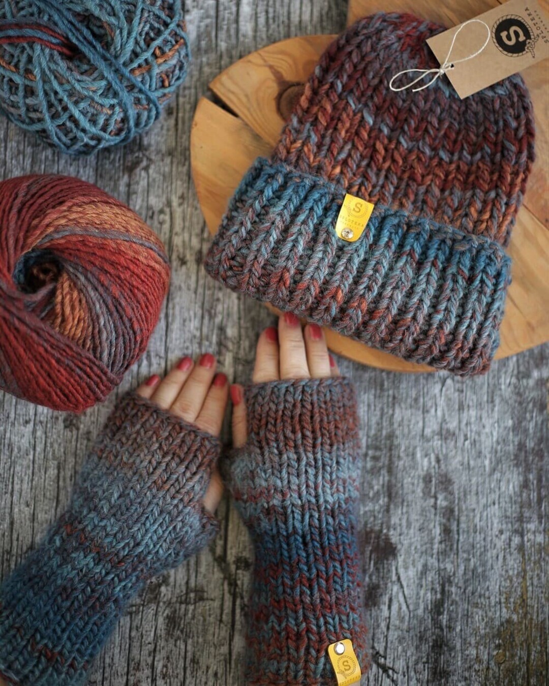 Colorful Beanie Hat Knit Wool Hat Winter Hat Women Knit Hat Women