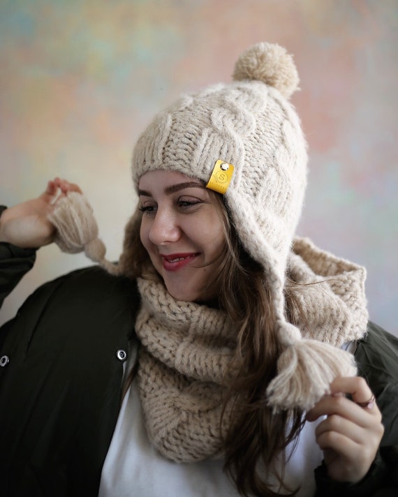 HANSA-FARM | Morbido berretto da donna e da uomo, in 100% lana di alpaca in + 14 colori – Berretto invernale di alta qualità, Antracite – NFA14, Taglia unica