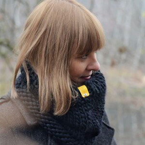 Schwarzer Loop Schal, Schlauchschal, Schlauchschal Schlauchschal, Schlauchschal Schlauchschal Schlauchschal Schlauchschal Schlauchschal Schlauchschal Schal Männer, Schal Frauen WOOLY, SPLOTEKA