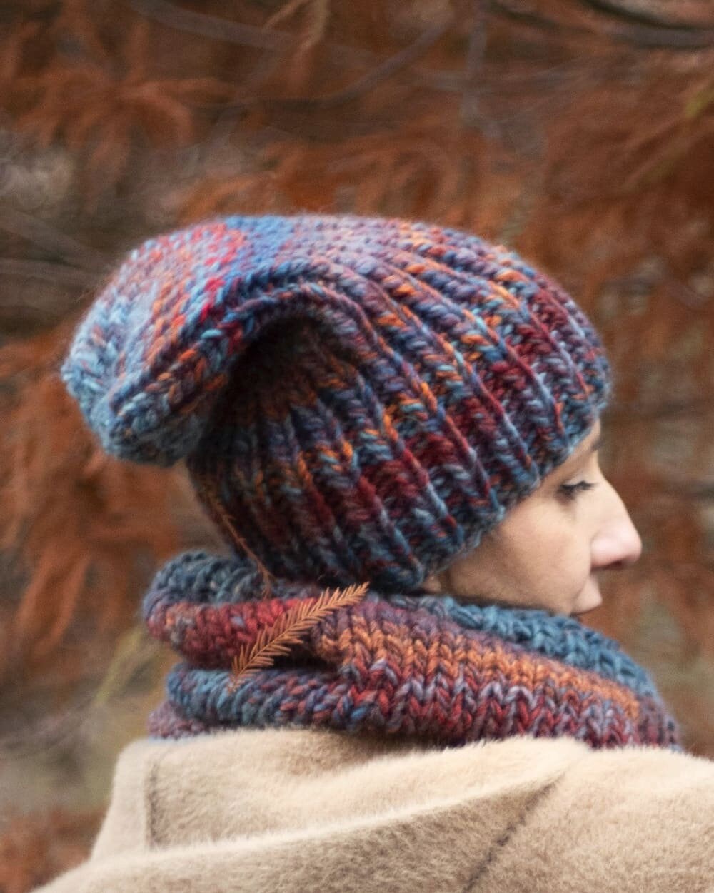 Colorful Beanie Hat Knit Wool Hat Winter Hat Women Knit Hat Women