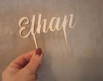 Cake topper prénom