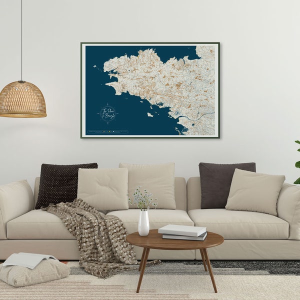 Affiche Bretagne 100x70cm