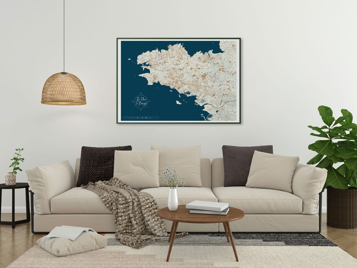 Affiche Bretagne 100x70cm