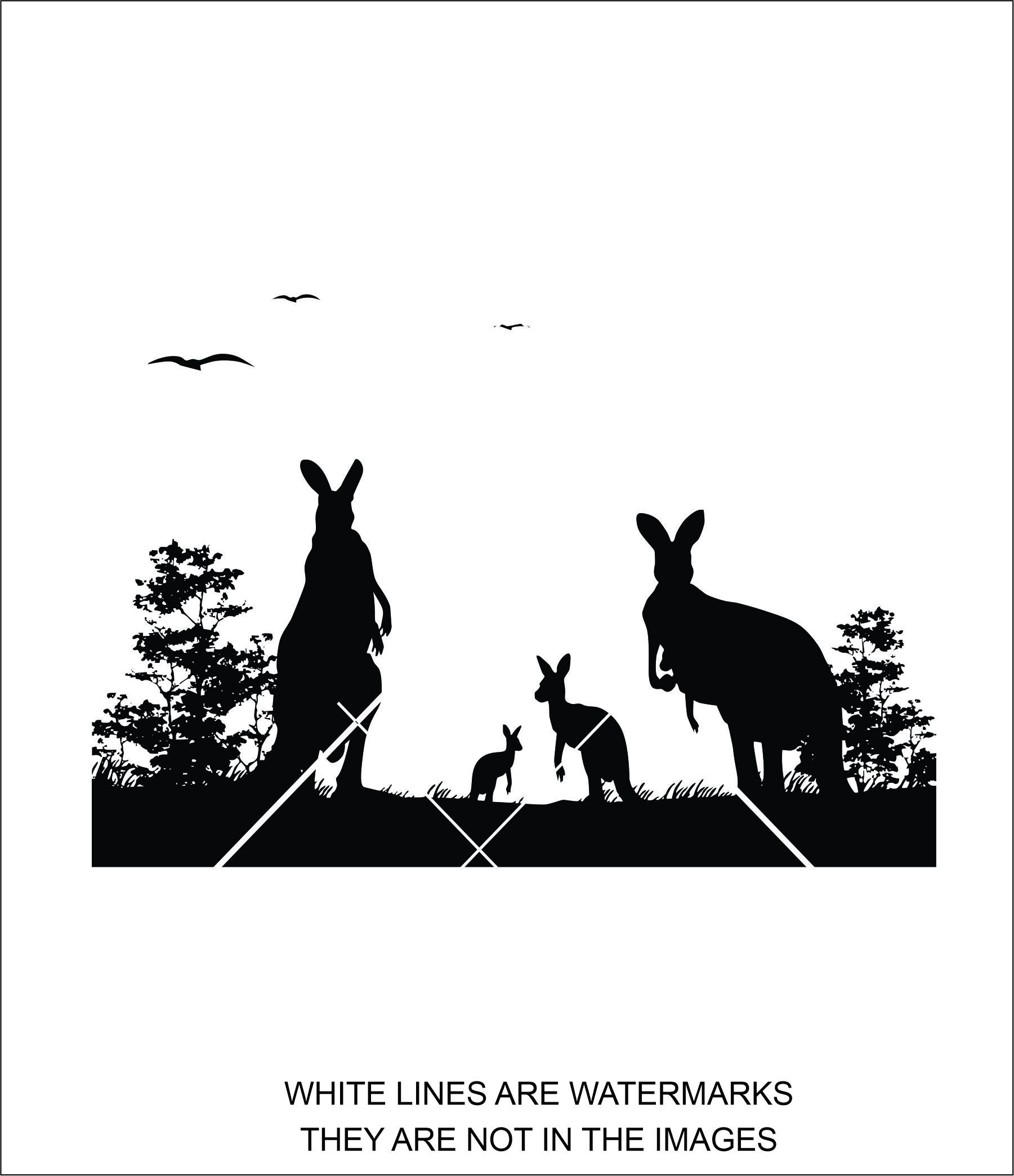 Kangaroo svg Kangaroos Kangaroo Family Kangaroo wildlife Etsy