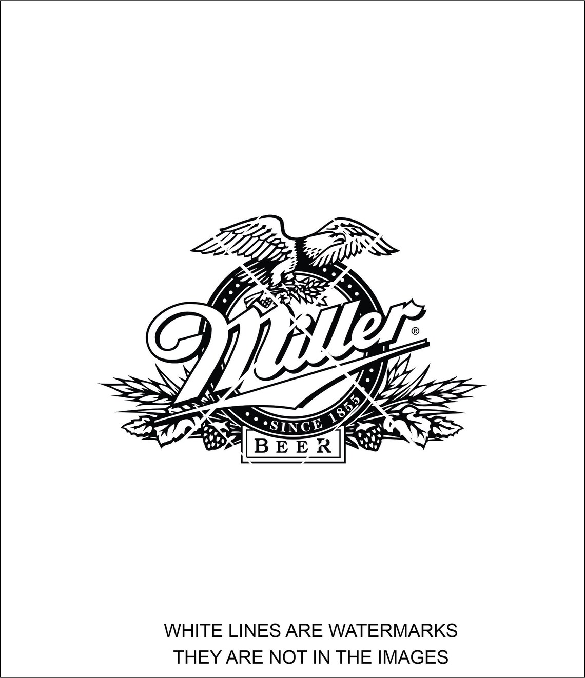 Miller Miller Beer Beer svg Alcohol svg logo Etsy