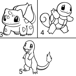 Pokemon Decals Pikachu Bulbasaur Squirtle Charmander | Etsy