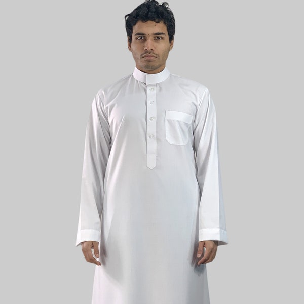 Al Aseel Premium Quality Thobe/ Jubba / Kandura Saudi Style 100% Original