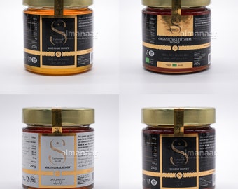 Organic Multifloral Honey | Forest Honey | Multifloral Honey | Rosemary Honey EatSunnah 250g Produced in Portugal