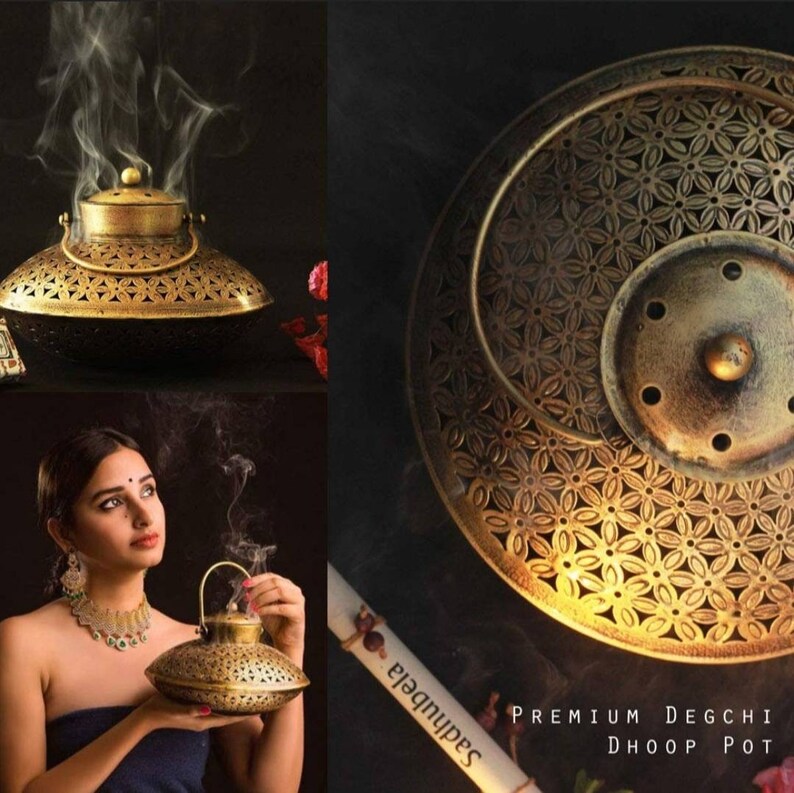 Vintage Incense Holder Hanging Incense Burner Dhoop Cone Etsy