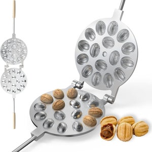 Walnut Cookie Mold (Oreshki) Maker 16 nuts USSR Oreshki Cookie Mold Pastry Oreshnitsa