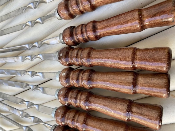 SPIEDO SPIEDINI SPIEDINO BARBECUE BUSTA 12 PEZZI LUNGHEZZA 10 CM - Foto 12