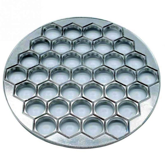 37 cells Pelmennitsa Maker Dumplings Form Aluminium Tool Russian Pelmeni Mold 
