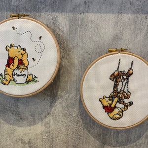 Stick and Stitch / Solo Pooh Bear Pack / Water Soluble Embroidery
