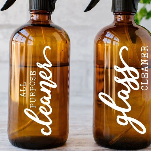 Cleaning Labels for 16 Oz Spray Bottle DECAL ONLY Etsy