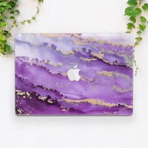 Macbook case lavender marble Purple Violet Macbook case stone Aesthetic print case Macbook hard case Macbook Pro 16 Pro 13 M2 Air 13 Pro 14