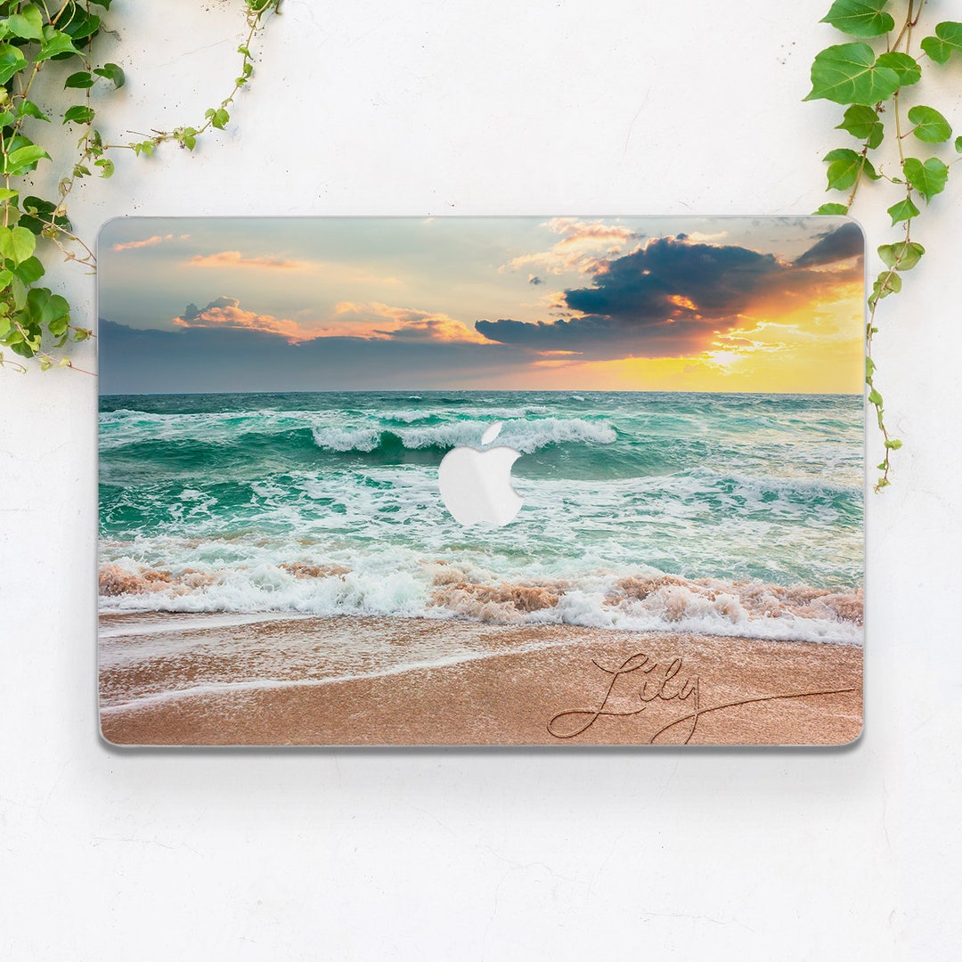 MacBook Case Summer Ocean Print Case Nature MacBook Name Custom MacBook ...