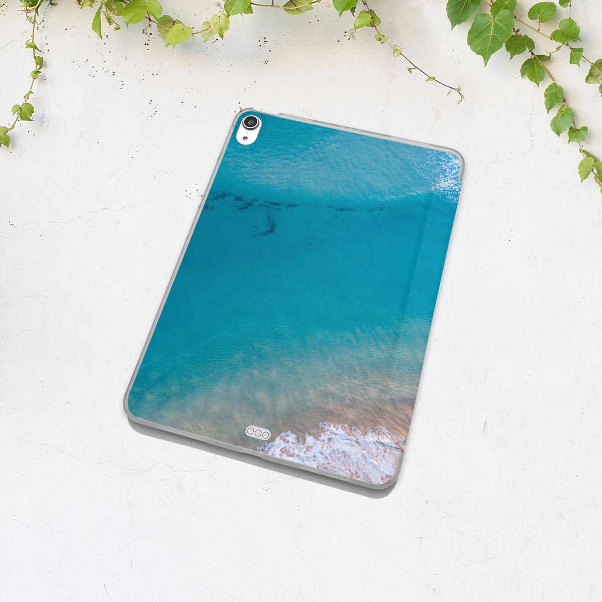 IPad Case Blue Water Name iPad Case Ocean Personalized Case Nature