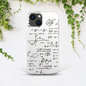 iPhone case nerd White phone case iPhone case science iPhone case formulae iPhone 12 case iPhone 13 Pro iPhone 13 mini iPhone XR iPhone XS