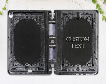 Custodia per iPad che sembra un libro Custodia personalizzata per iPad Custodia per iPad personalizzata vintage Semplice custodia artistica Custodia per iPad uomo Mini 7 Air 13 Pro 13 11 205 12 9