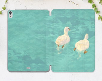 iPad case duck Kawaii bird case iPad case blue iPad case water iPad smart case iPad cute animal iPad 10 9 case iPad 12 9 cas3 iPad 11 case