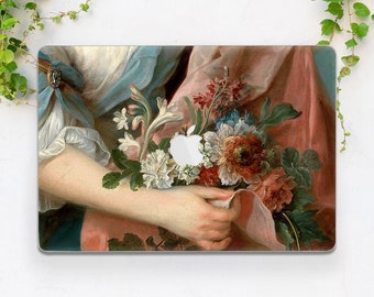 Victorian woman Macbook case renaissance painting Elegant Macbook case girl Oil paints print Pro 16 2025 Pro 14 Pro 13 Air 15 Air 13 M5 M4