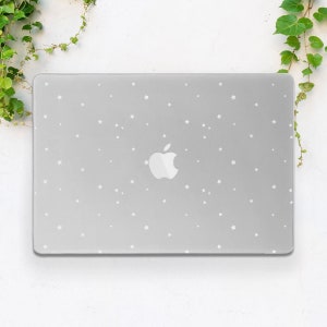 Macbook case stars Simple art case Macbook clear case Elegant Aesthetic Macbook Transparent Minimalist print Hard case Cute Aesthetic