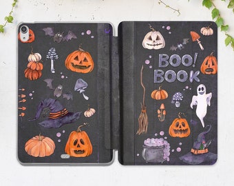 Halloween book print iPad case creepy iPad case scary Witch print case iPad case ghost iPad 10 9 case iPad 11 case iPad 10th gen iPad 12 9