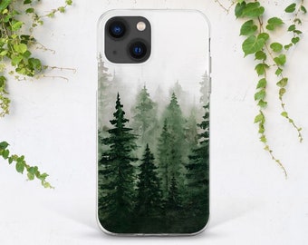 iPhone case forest Nature art case Gift for him iPhone case tree iPhone 13 case Inspirational art Gift for her iPhone 17 slim 16 pro 15 14