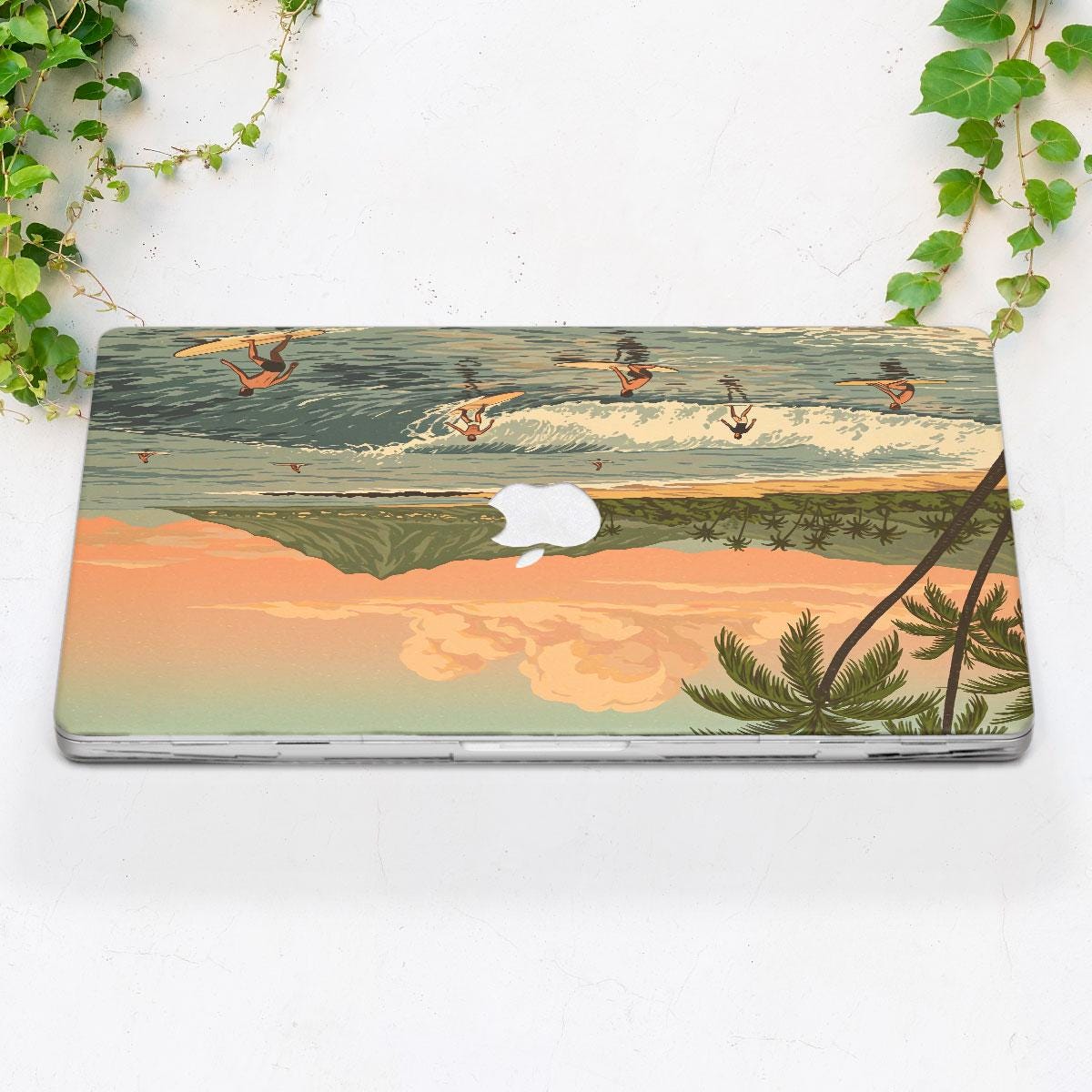 MacBook Pro 海斗枠 Surfing Art Case MacBook Case Ocean Sea Water