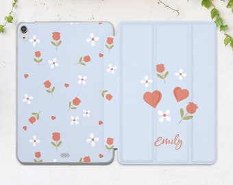【サクラ様】iPadお取引 Red Sakura Blossom iPad Case Name Personalized Gift iPad Case