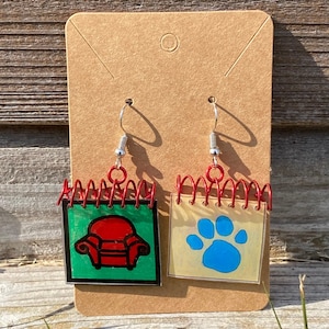 Handy Dandy Notebook Earrings