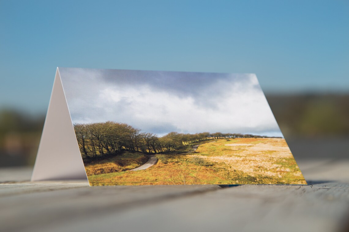 Dunkery Beacon 7x5 Blank Landscape Greeting Card Landscape Photo Nature Photography Any Occasion