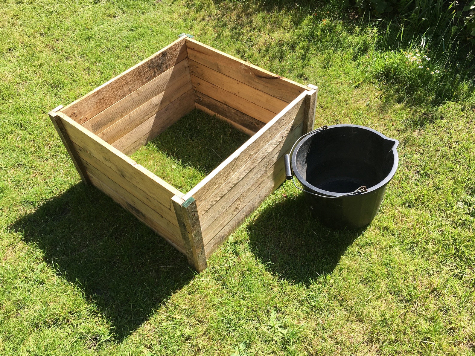 Compost Bin made from upcycled pallet wood Etsy