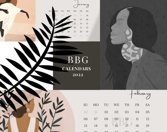 May include: A black and white calendar with the word "January" at the top. The calendar is divided into seven columns for each day of the week, and the dates are numbered from 28 to 5. The calendar is surrounded by a black and white abstract design.