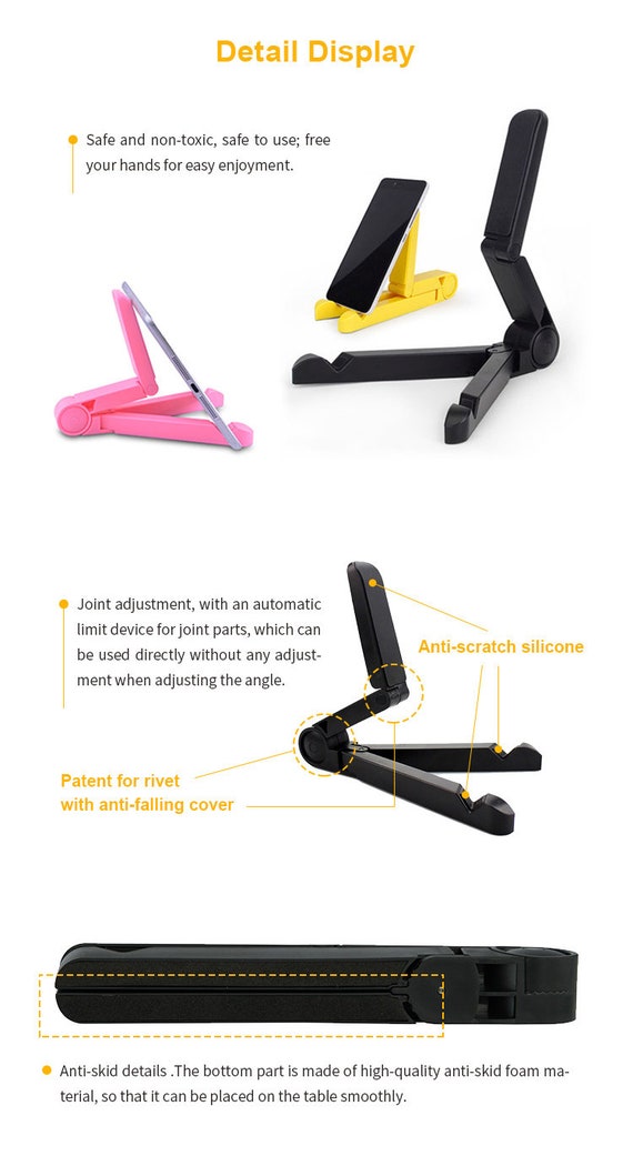 Cell Phone Stand Phone Holder Foldable Tablet Stand Holder Etsy
