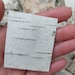 Natural White Birch Bark 10 Sheets 12" X 12" - Russian Birch Craft Blank For DIY Projects