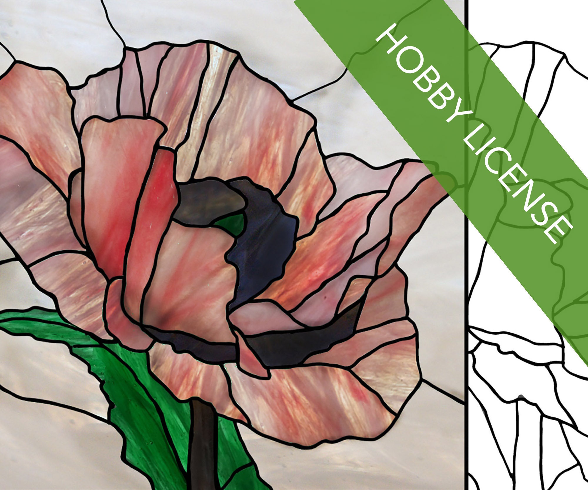 21+ Poppy Stained Glass Pattern