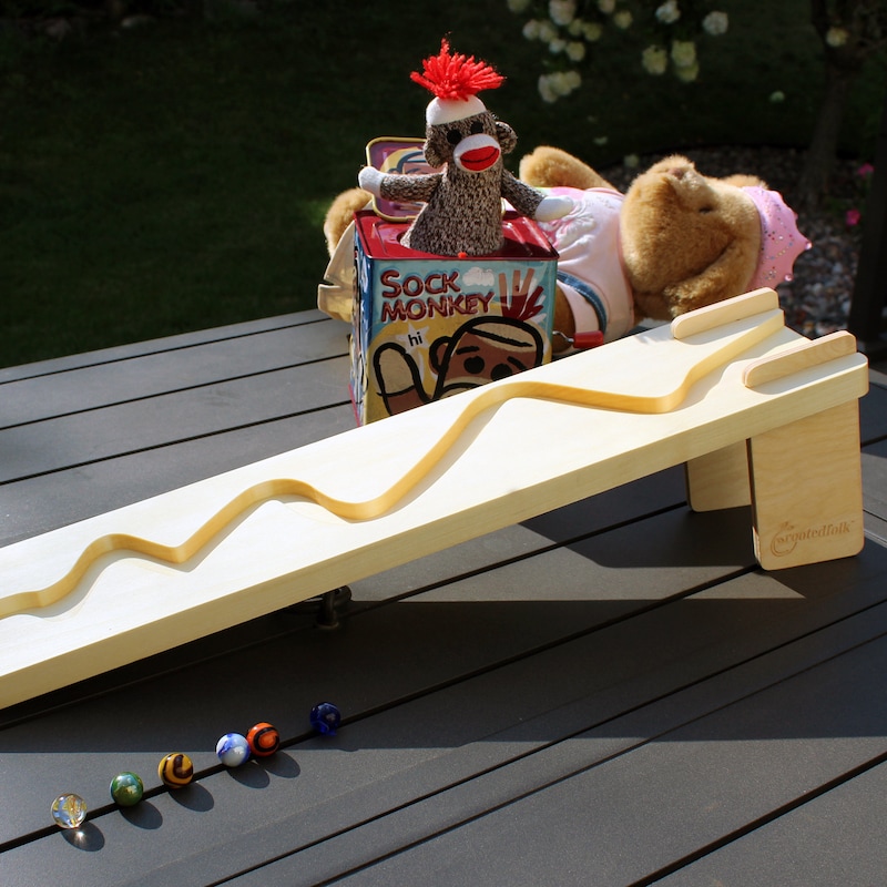 Wooden Marble Run - Etsy