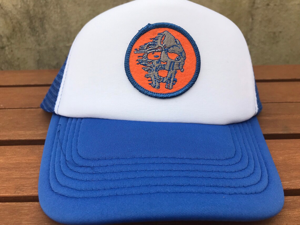 MF doom x new York Knicks Trucker cap blue / white | Etsy