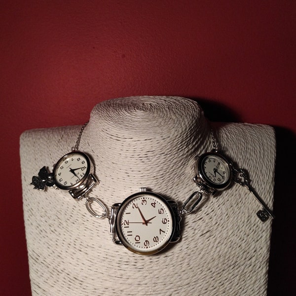 Watch Choker Necklace Etsy