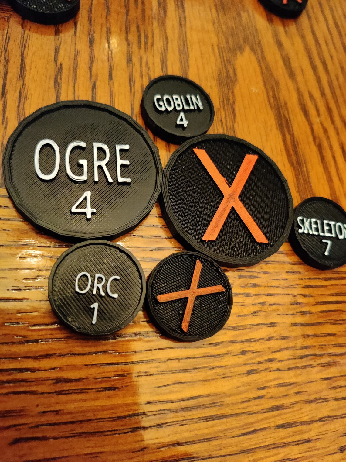 Dnd Monster Tokens for RPG Gaming D&amp;D - Etsy
